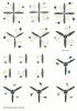 Techmod 32076 Propeller logos and stencils / Oznakowanie śmigieł 1/32